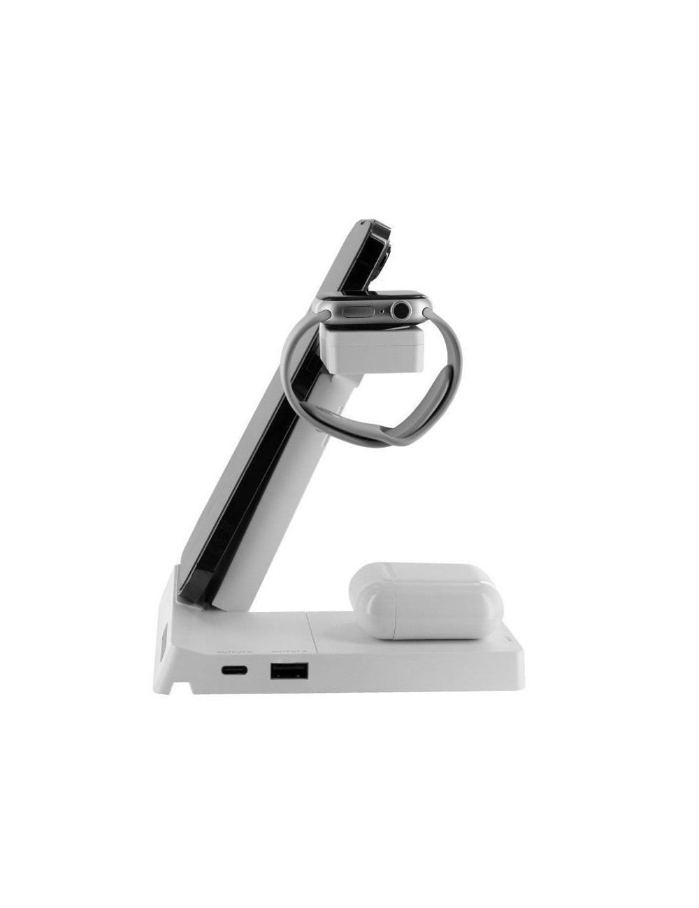 Cargador Inalámbrico Muvit MCWIR0012/ 1xUSB Tipo-C/ 1xUSB/ 20W