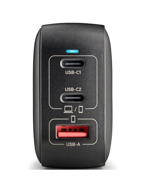 Cargador de Pared GaN NGS BUD100WTINY 100W/ 2xUSB Tipo-C/ 1xUSB/ 100W