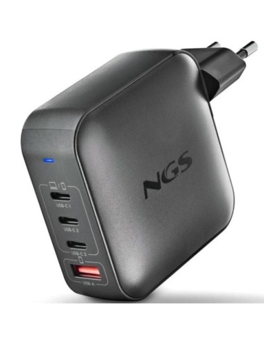 Cargador de Portátil GaN NGS BUD 165W/ 165W/ Automático/ Voltaje 5-21V