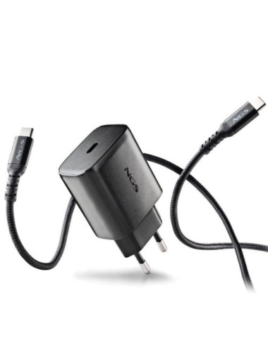 Cargador de Pared GaN NGS Bud 45W/ 1xUSB Tipo-C/ 45W