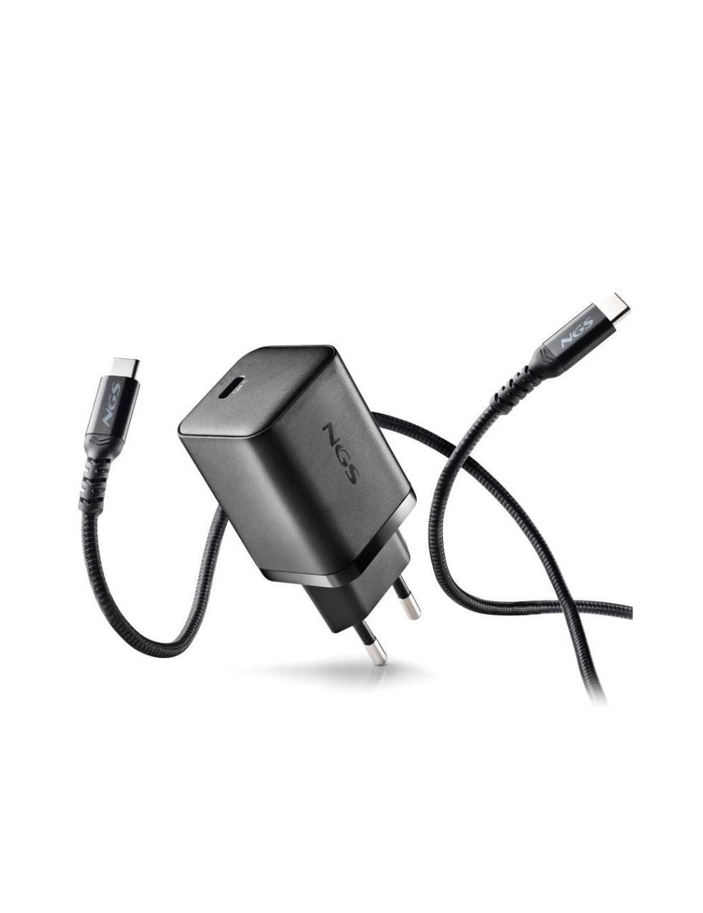 Cargador de Pared GaN NGS Bud 65W/ 1xUSB Tipo-C/ 65W