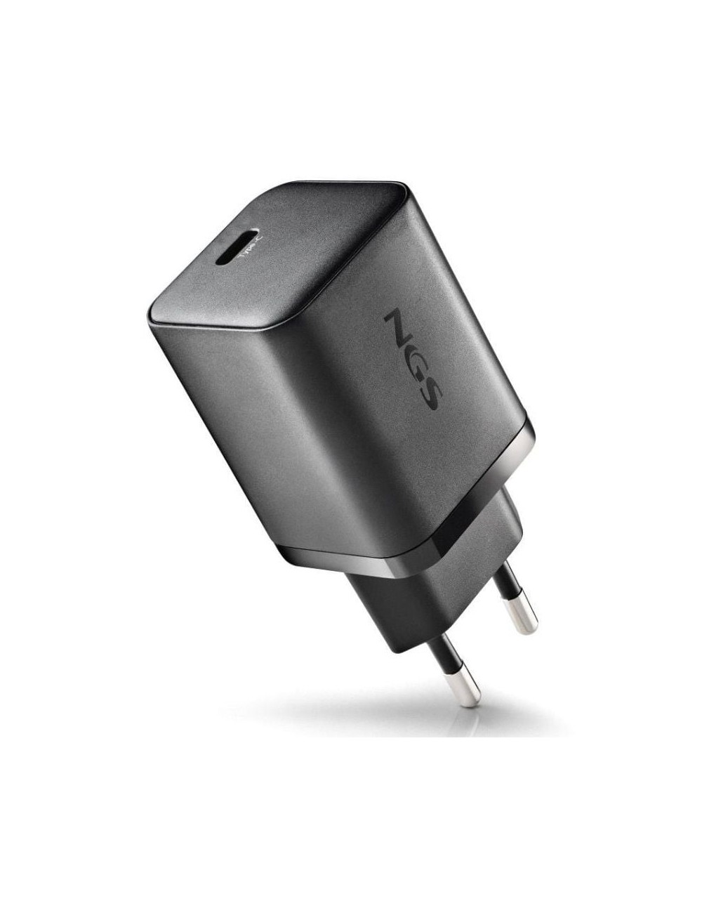 Cargador de Pared GaN NGS Bud 65W/ 1xUSB Tipo-C/ 65W