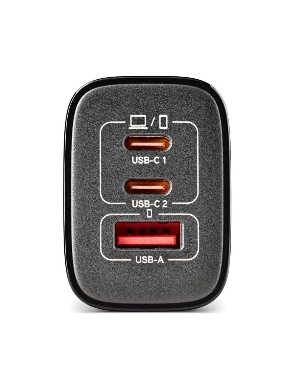 Cargador de Pared GaN NGS Era 65W/ 2xUSB Tipo-C/ 1xUSB/ 65W