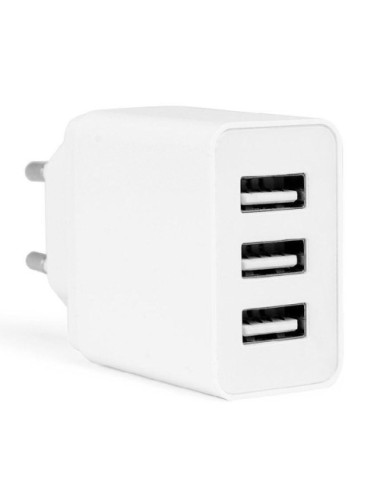 Cargador de Pared Orbegozo EN 1100/ 3xUSB/ 17W