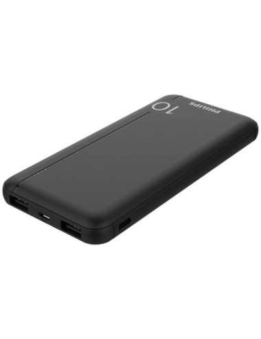 Powerbank 10000mAh Philips DLP1810NB/62/ Negra