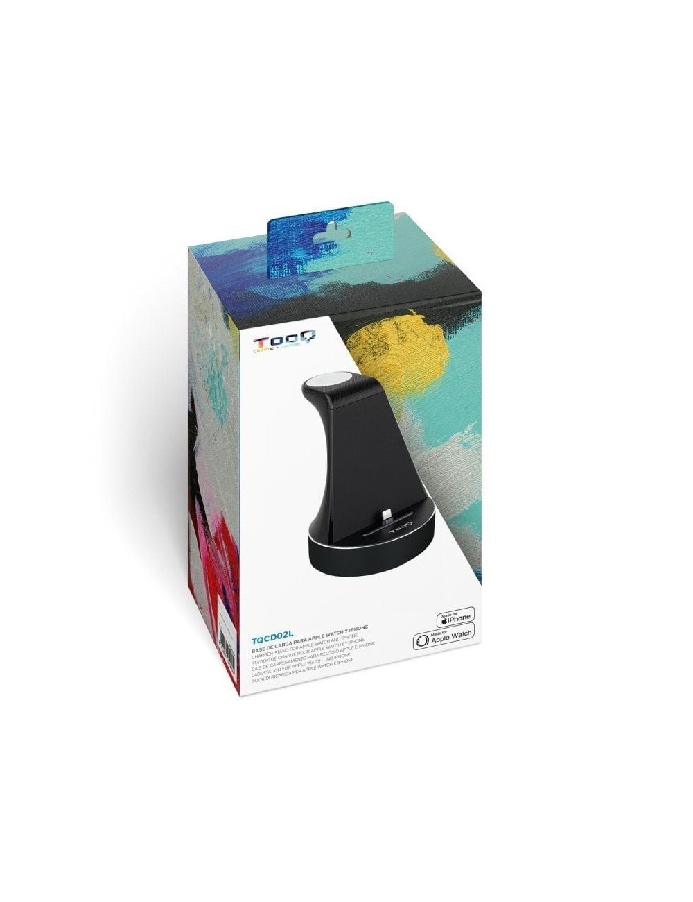 Base de Carga Inalámbrica para Apple Watch y iPhone TooQ TQCD02L