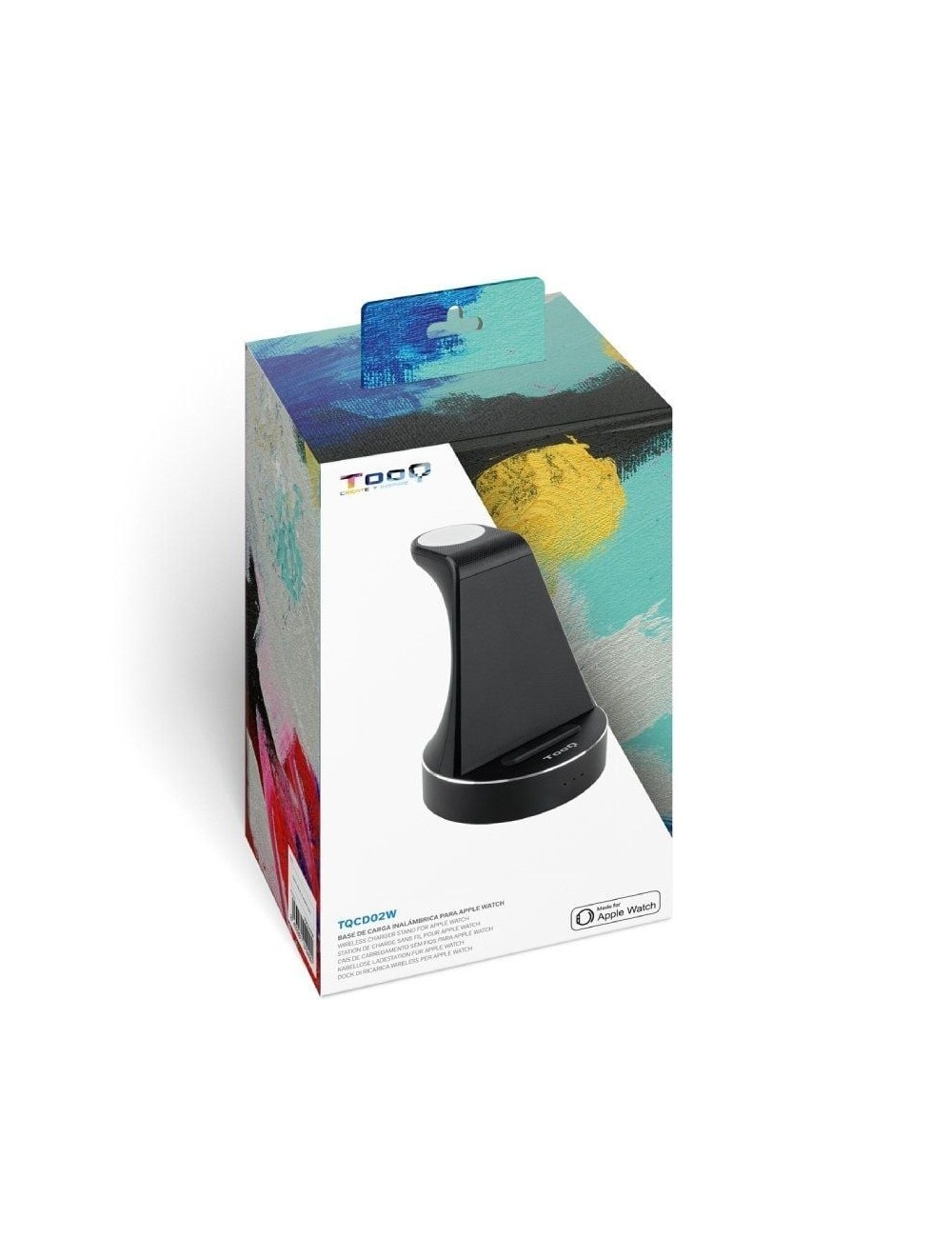 Base de Carga Inalámbrica para Apple Watch, iPhone y Smartphone Tooq TQCD02W