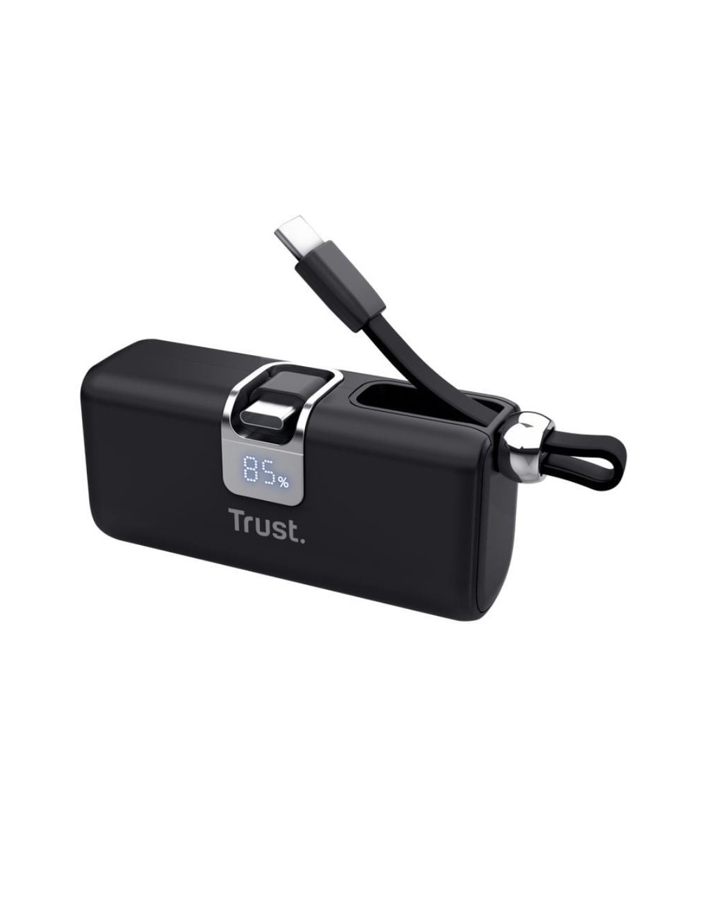 Powerbank 5000mAh Trust Pacto 26104/ 18W/ Negra