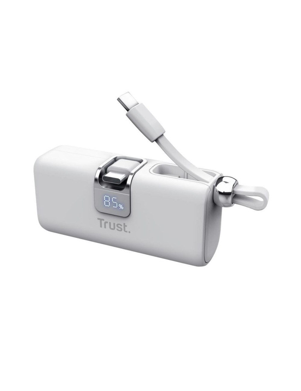 Powerbank 5000mAh Trust Pacto 26105/ 18W/ Blanca