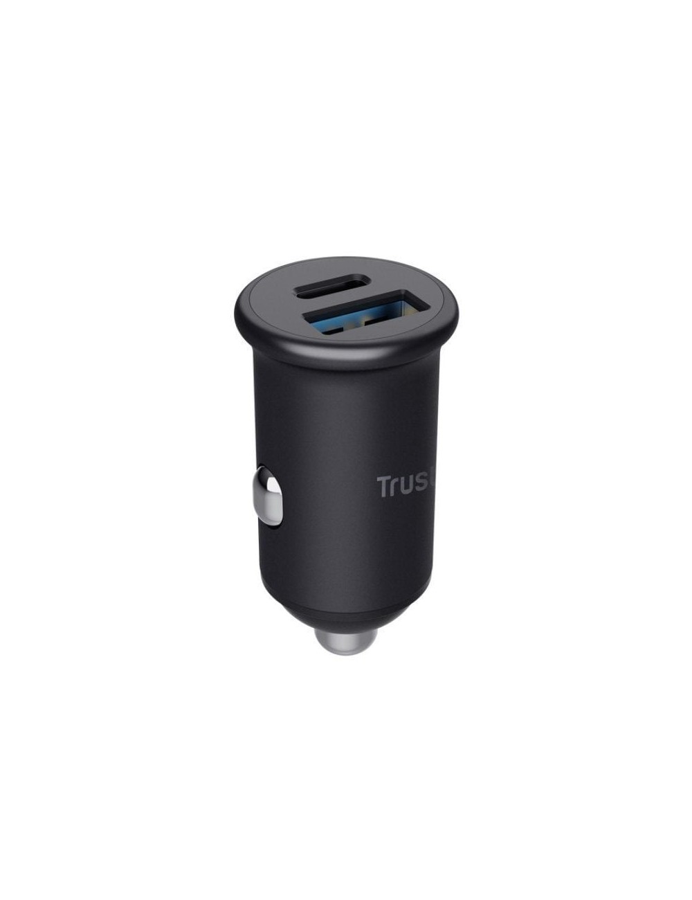 Cargador de Coche Trust Maxo/ 1xUSB-Tipo C/ 1xUSB/ 38W