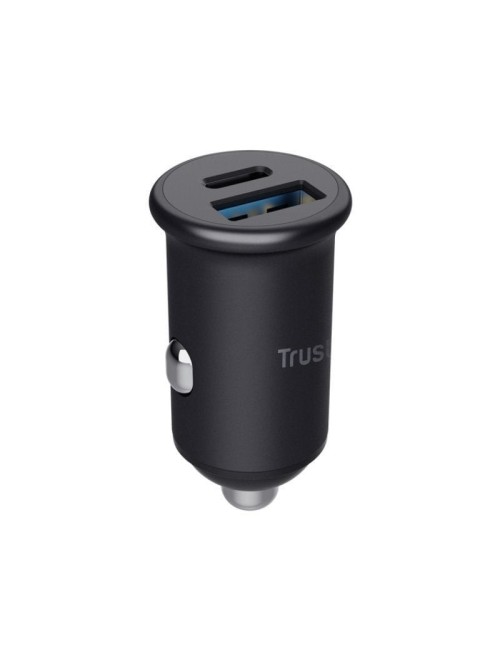 Cargador de Coche Trust Maxo/ 1xUSB-Tipo C/ 1xUSB/ 38W