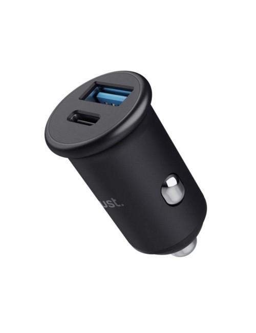 Cargador de Coche Trust Maxo/ 1xUSB-Tipo C/ 1xUSB/ 38W