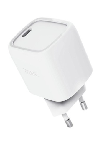 Cargador de Pared GaN Trust Maxo 30W/ 1xUSB Tipo-C/ 30W