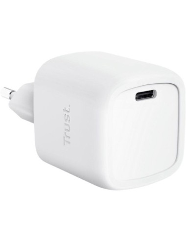 Cargador de Pared GaN Trust Maxo 30W/ 1xUSB Tipo-C/ 30W