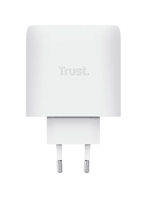 Cargador de Pared GaN Trust Maxo 65W 26068/ 3xUSB Tipo-C/ 1xUSB/ Incluye Cable USB Tipo-C/ 65W