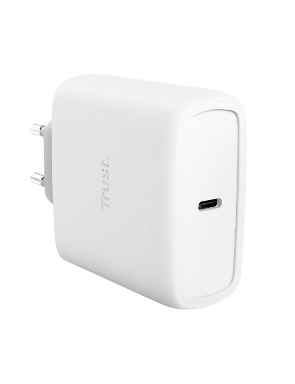 Cargador de Pared GaN Trust Maxo 65W/ 1xUSB Tipo-C/ Incluye Cable USB Tipo-C/ 65W