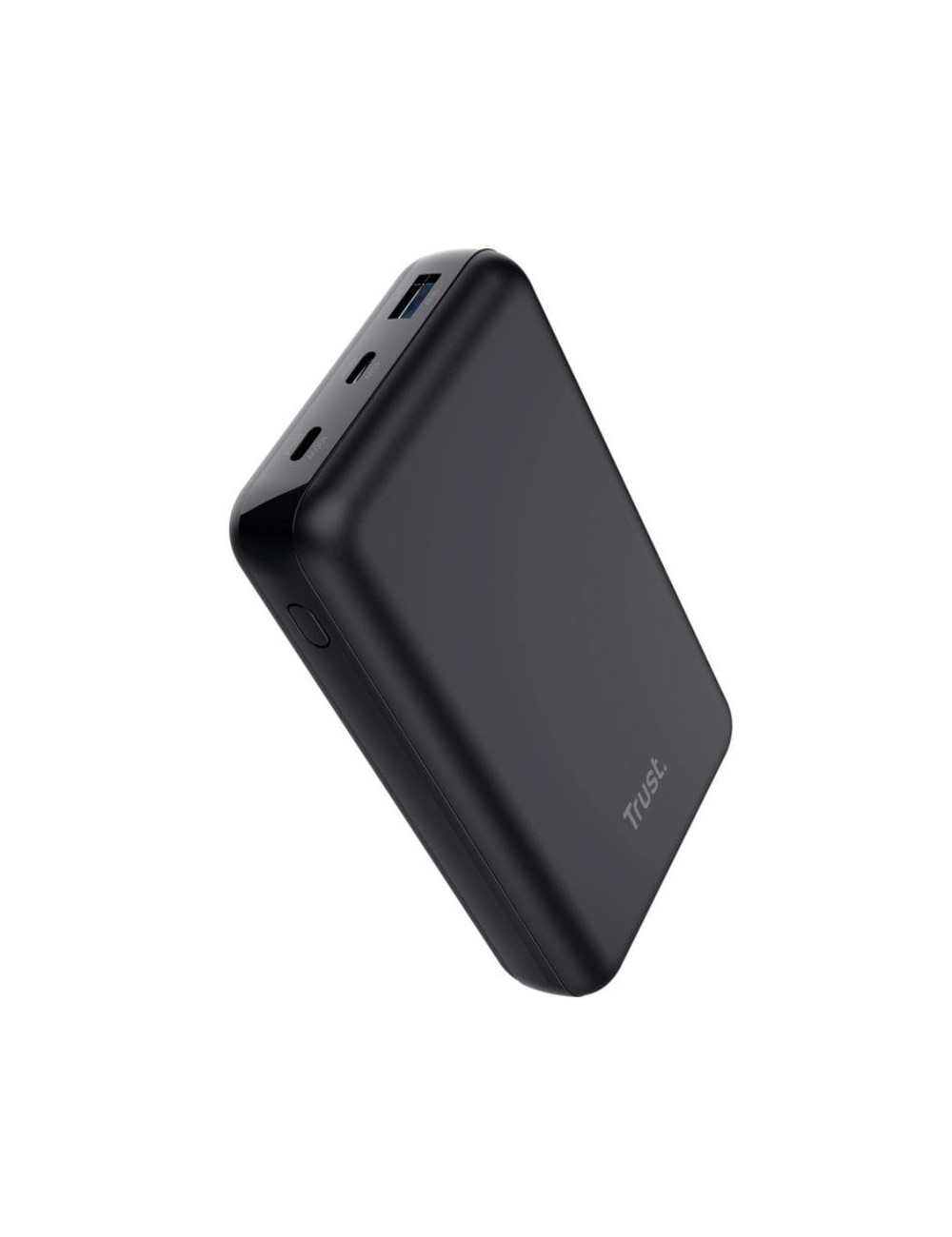 Batería Externa/Powerbank Trust Laro 20000mAh/ 100W/ Negra/ Compatible con Portátiles