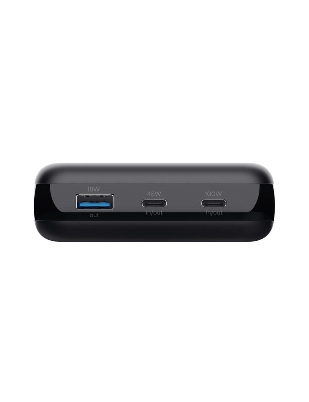 Batería Externa/Powerbank Trust Laro 20000mAh/ 100W/ Negra/ Compatible con Portátiles