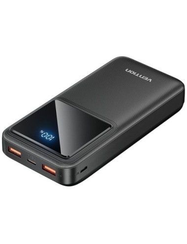 Powerbank 20000mAh Vention FHLB0/ 22.5W/ Negra