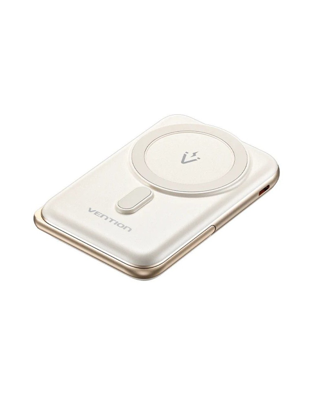 Powerbank 10000mAh Vention FHNW0/ 20W/ Wireless/ Blanca