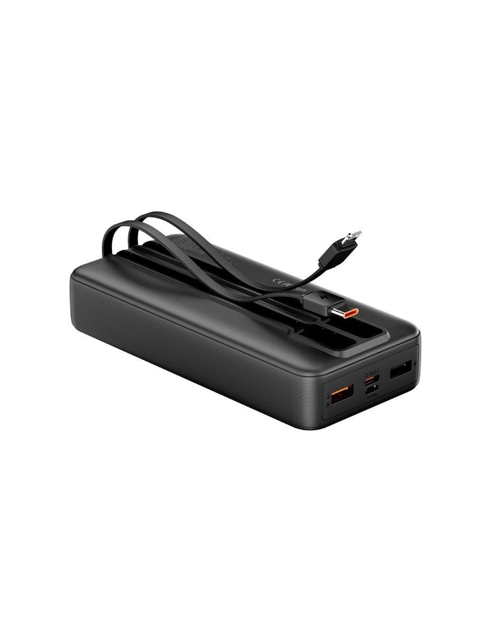 Powerbank 20000mAh Vention FHPB0/ 22.5W/ Negra/ Incluye Cable USB Tipo-C y Lightning