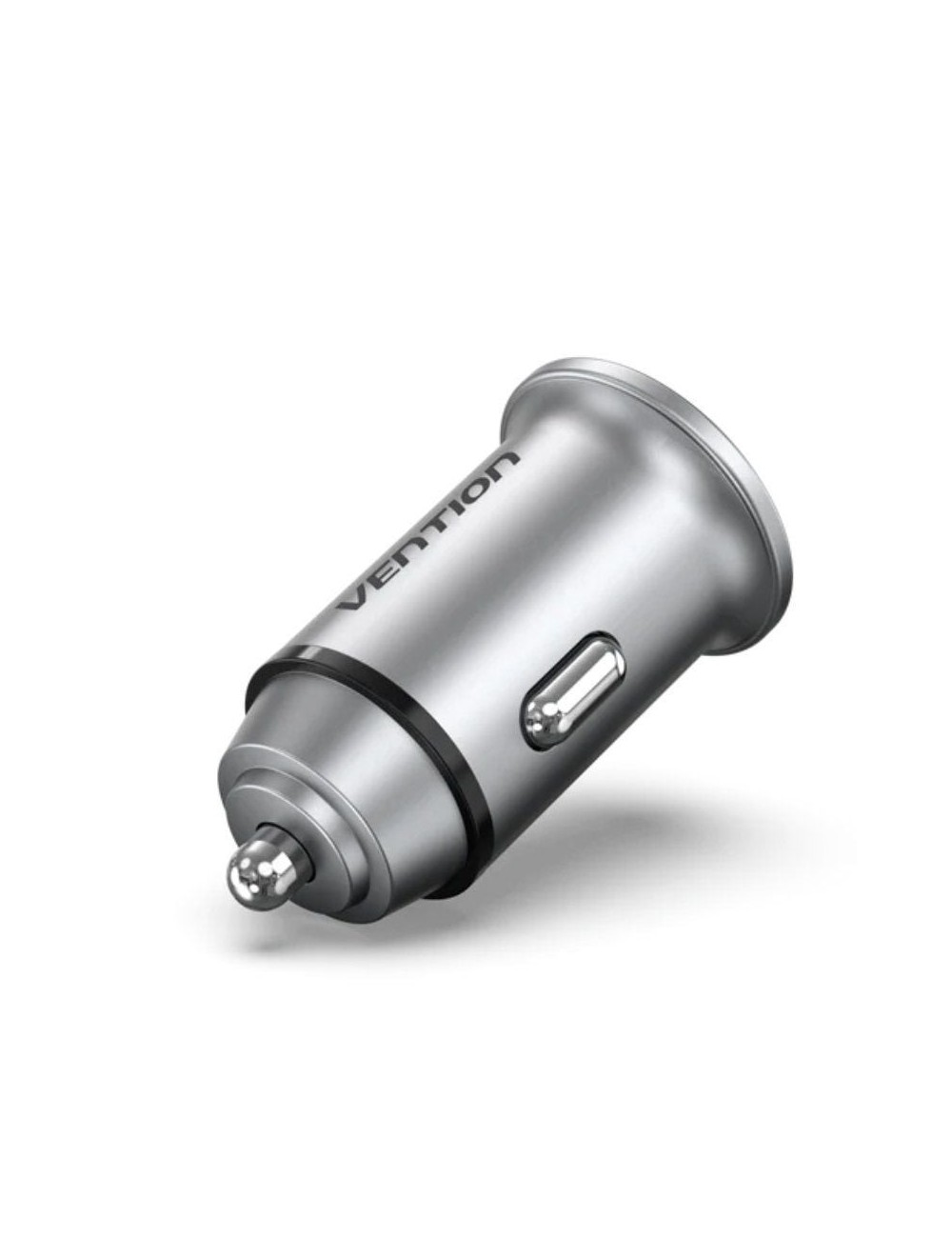 Cargador de Coche Vention FFBH0/ 1xUSB-Tipo C/ 1xUSB/ 20W