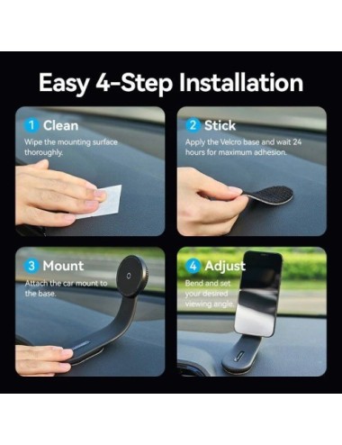 Cargador de Coche Inalámbrico Vention KSKB0/ 15W