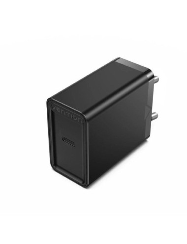 Cargador de Pared Vention FADB0-EU/ 1xUSB Tipo-C/ 20W