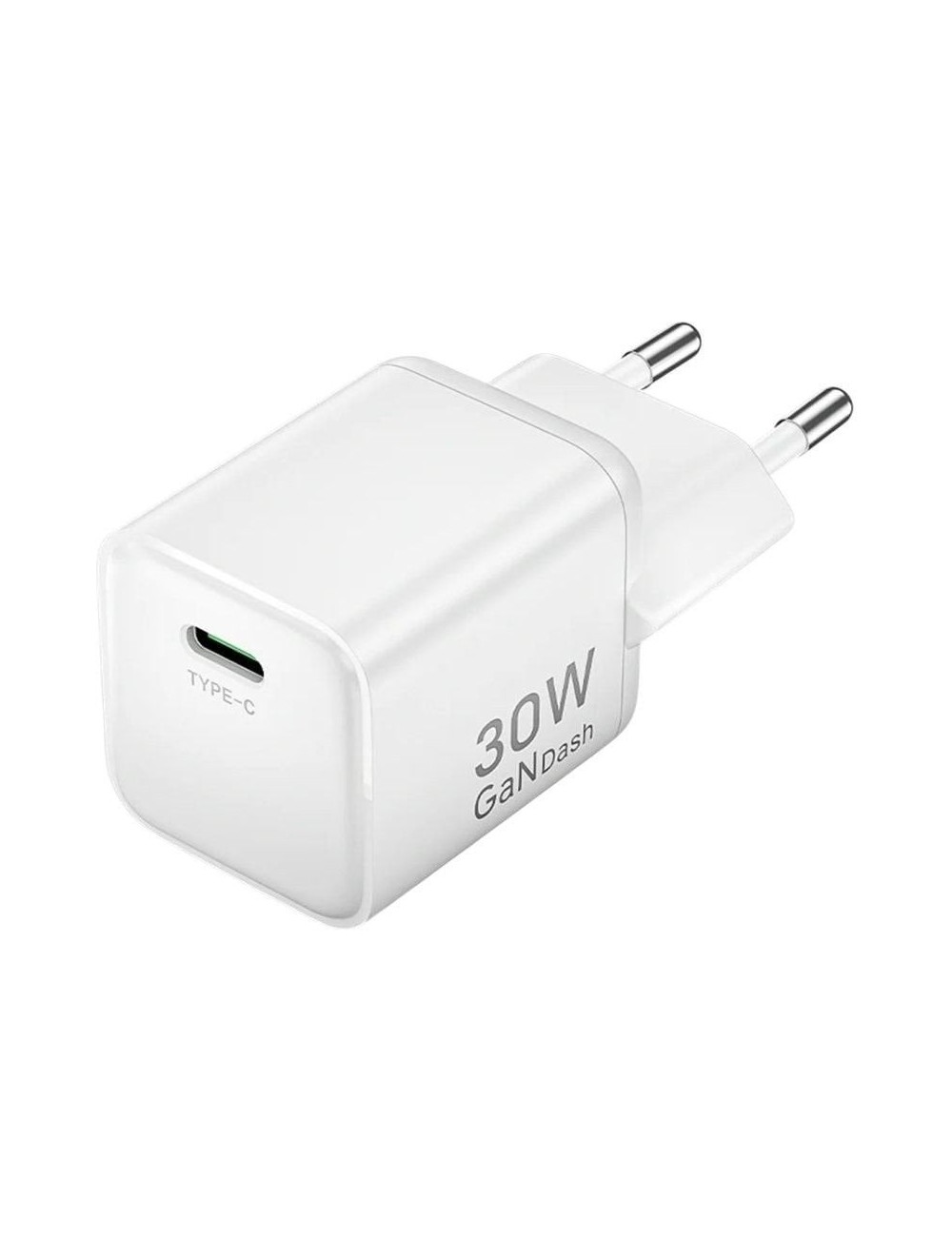 Cargador de Pared GaN Vention FCIW0-EU/ 1xUSB Tipo-C/ 30W