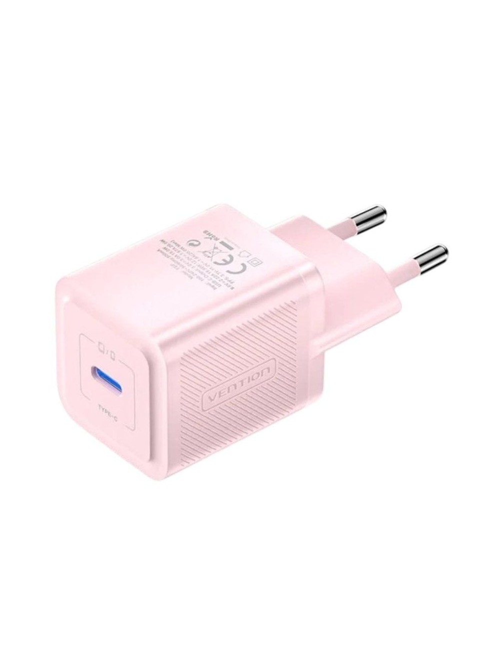 Cargador de Pared GaN Vention FEPP0-EU/ 1xUSB Tipo-C/ 20W