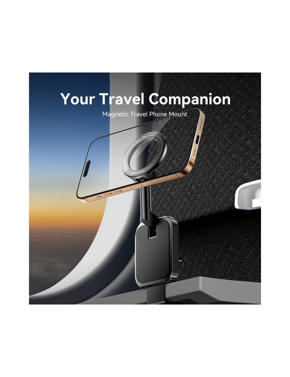 Soporte para Smartphone Vention KSNB0/ Negro