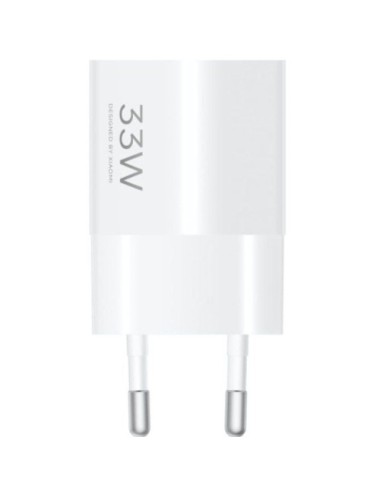 Cargador de Pared GaN Xiaomi 33W Nano Power Adapter 1xUSB Tipo-C/ 33W