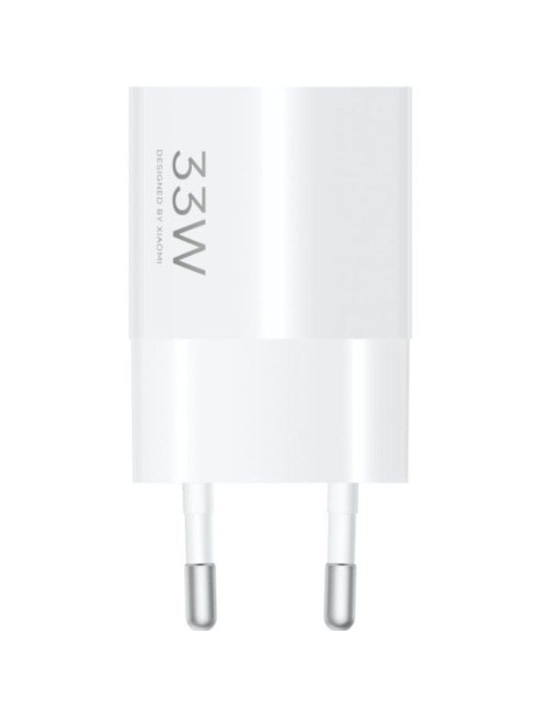 Cargador de Pared GaN Xiaomi 33W Nano Power Adapter 1xUSB Tipo-C/ 33W