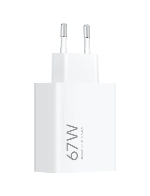 Cargador de Pared Xiaomi 67W HyperCharge (Type-A)/ 1xUSB/ 67W