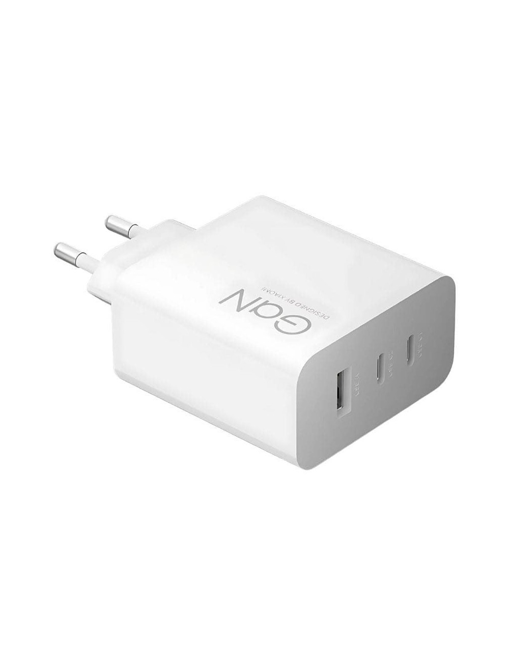Cargador de Pared GaN Xiaomi 90W HyperCharge Power Adapter 2xUSB Tipo-C/ 1xUSB/ 90W