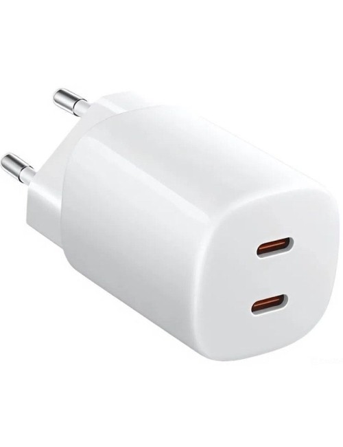 Cargador de Pared Xiaomi 45W Nano Turbo Charging Power Adapter/ 2xUSB Tipo-C/ 45W