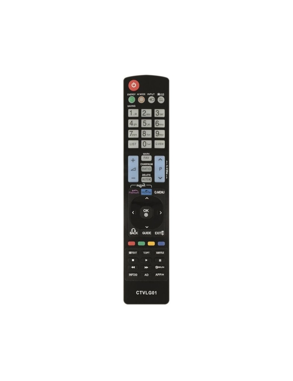 Mando para TV LG CTVLG01 compatible con TV LG