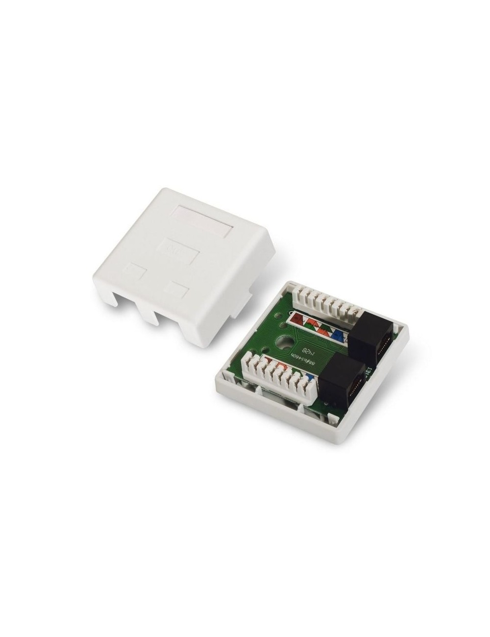 Roseta de Superficie Aisens A139-0302/ Cat.6/ 2 Tomas