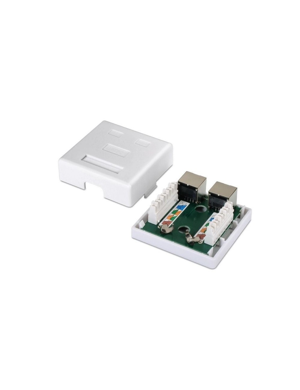 Roseta de Superficie Aisens A139-0304/ Cat.6/ 2 Tomas