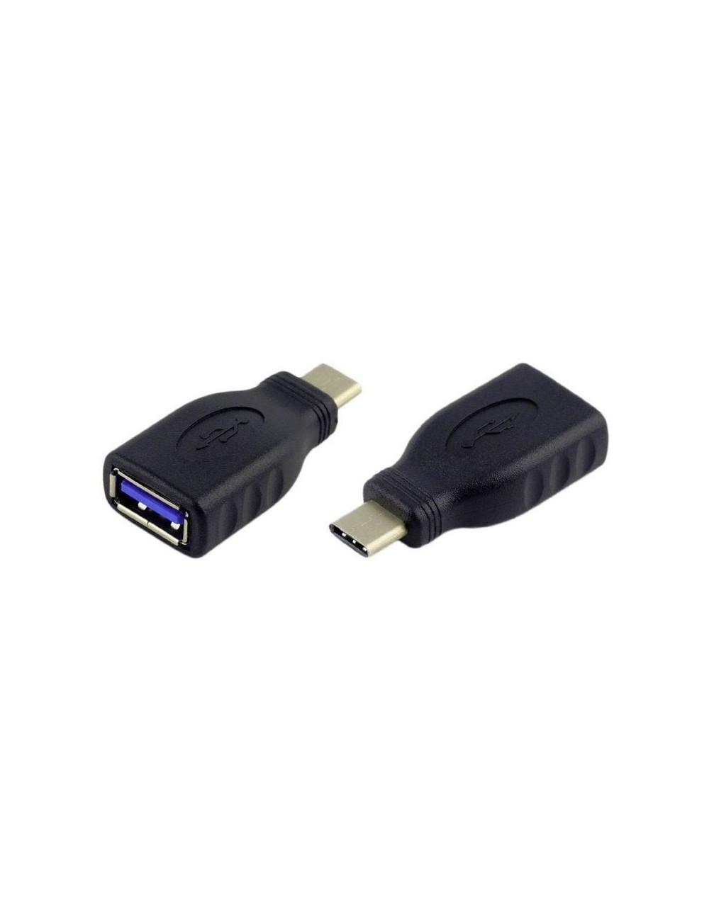 Adaptador USB 3.1 Tipo-C Aisens A108-0323/ USB Tipo-C Macho - USB Hembra