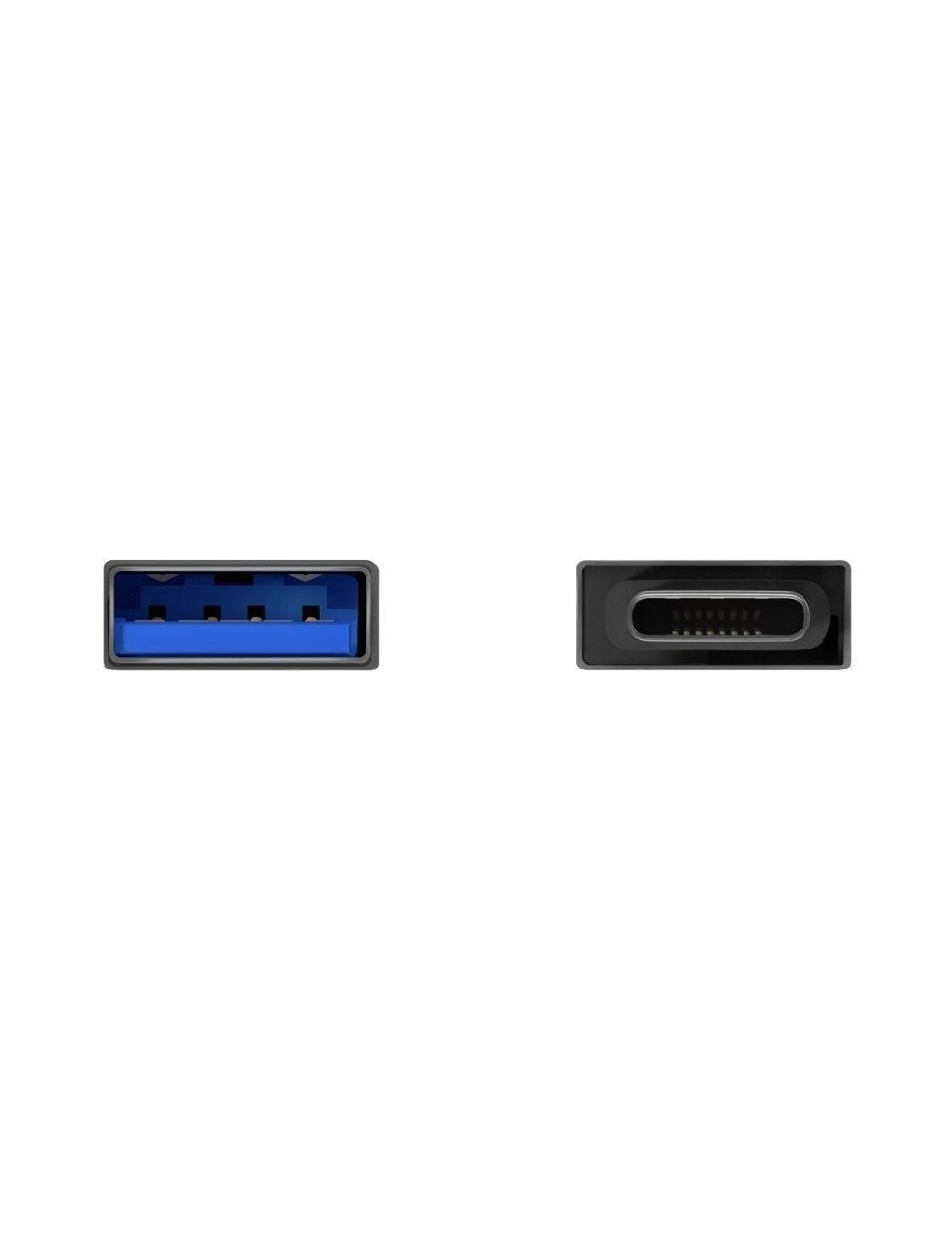 Adaptador USB 3.2 Aisens A108-0718/ USB Hembra - USB Tipo-C Macho/ Gris