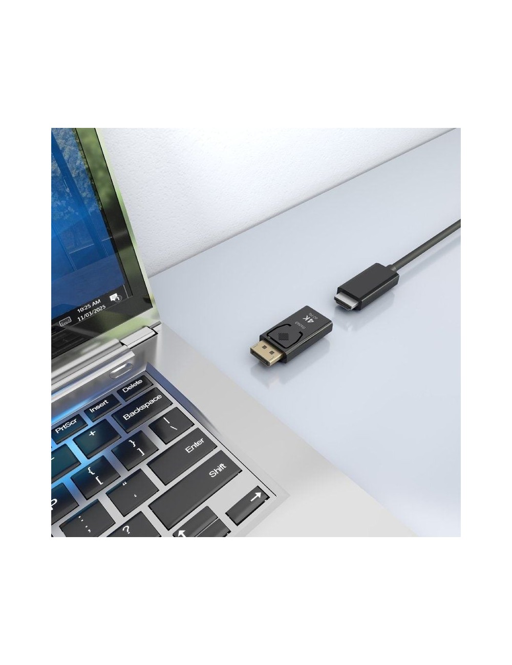 Adaptador HDMI 4K Aisens A125-0908/ DisplayPort Macho - HDMI Hembra
