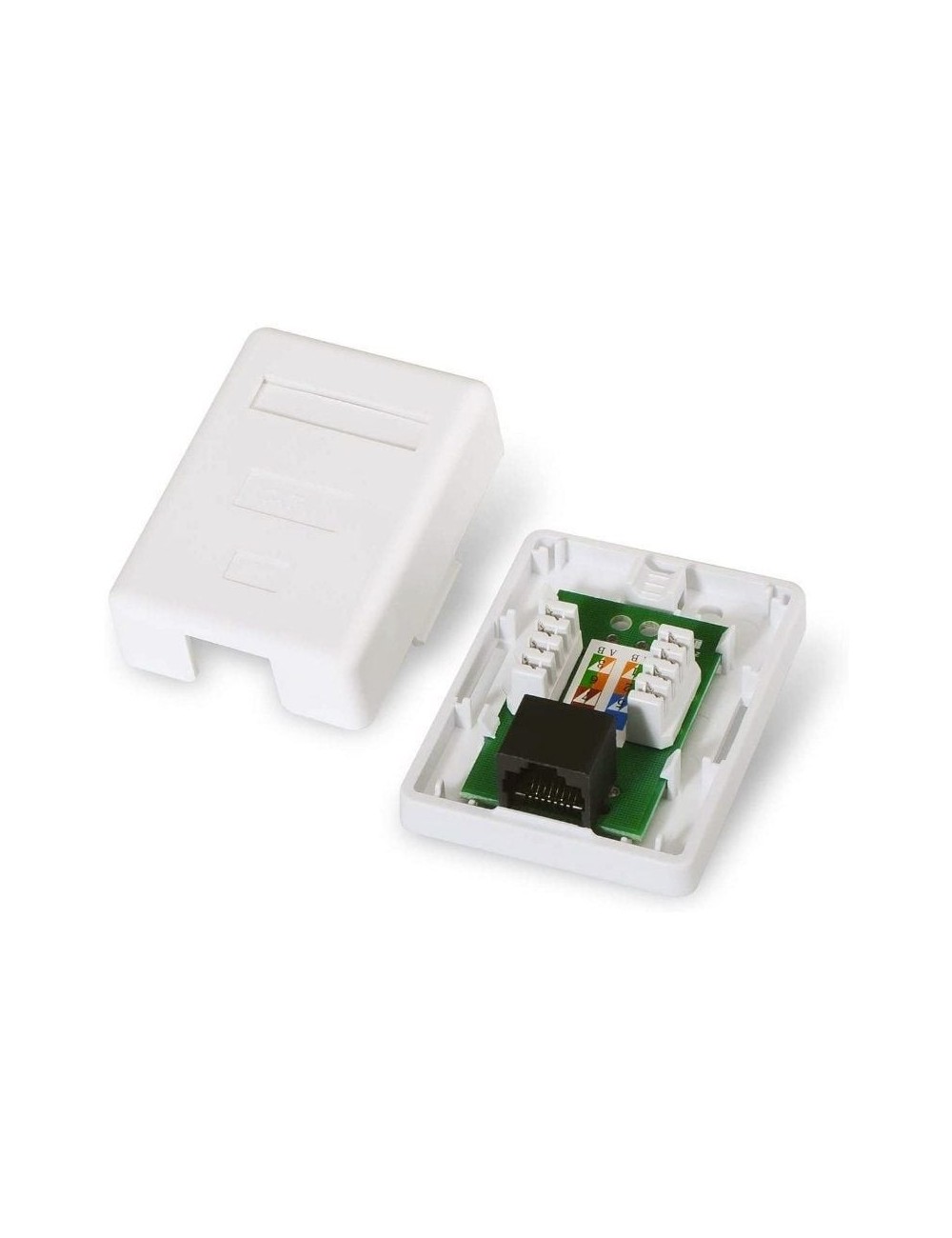 Roseta de Superficie Aisens A139-0301/ Cat.6/ 1 Toma