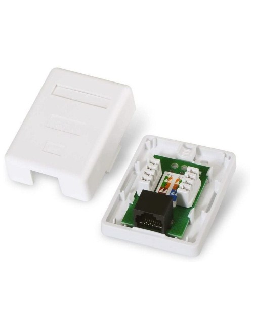 Roseta de Superficie Aisens A139-0301/ Cat.6/ 1 Toma