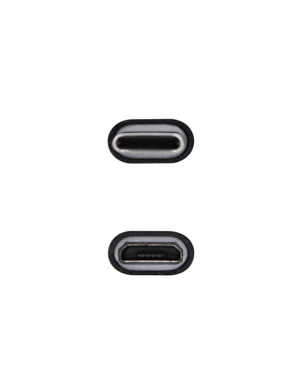 Adaptador USB 2.0 Tipo-C Aisens A108-0414/ USB Tipo-C Macho - Micro USB Hembra