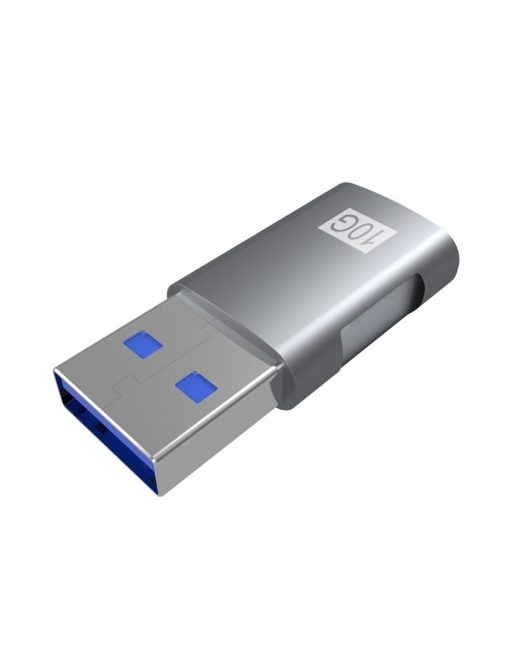 Adaptador USB 3.2 GEN2 Aisens A108-0655/ USB Tipo-C Hembra - USB Macho