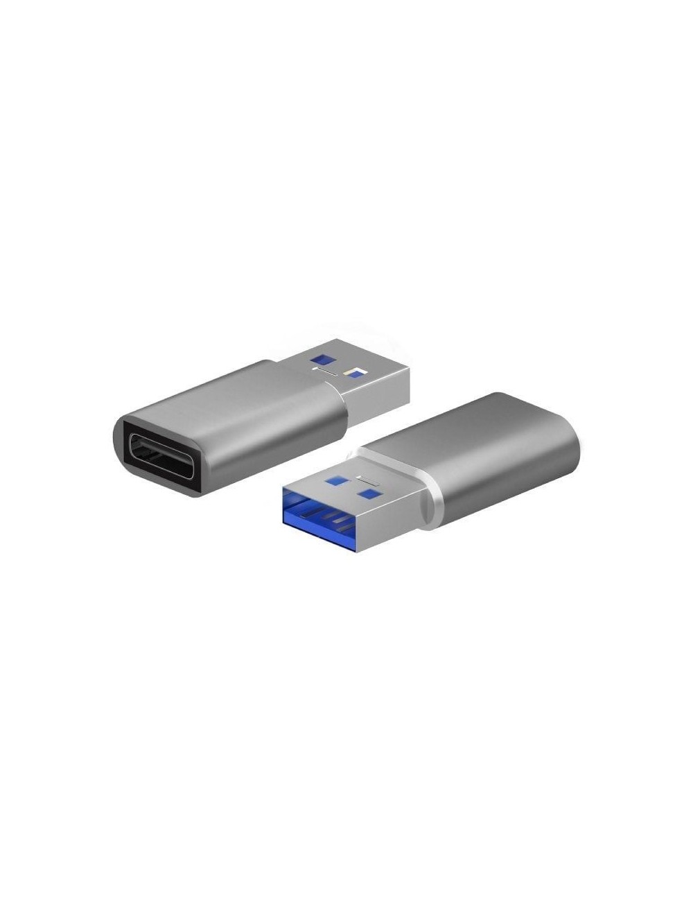 Adaptador USB 3.2 GEN2 Aisens A108-0677/ USB Tipo-C Hembra - USB Macho