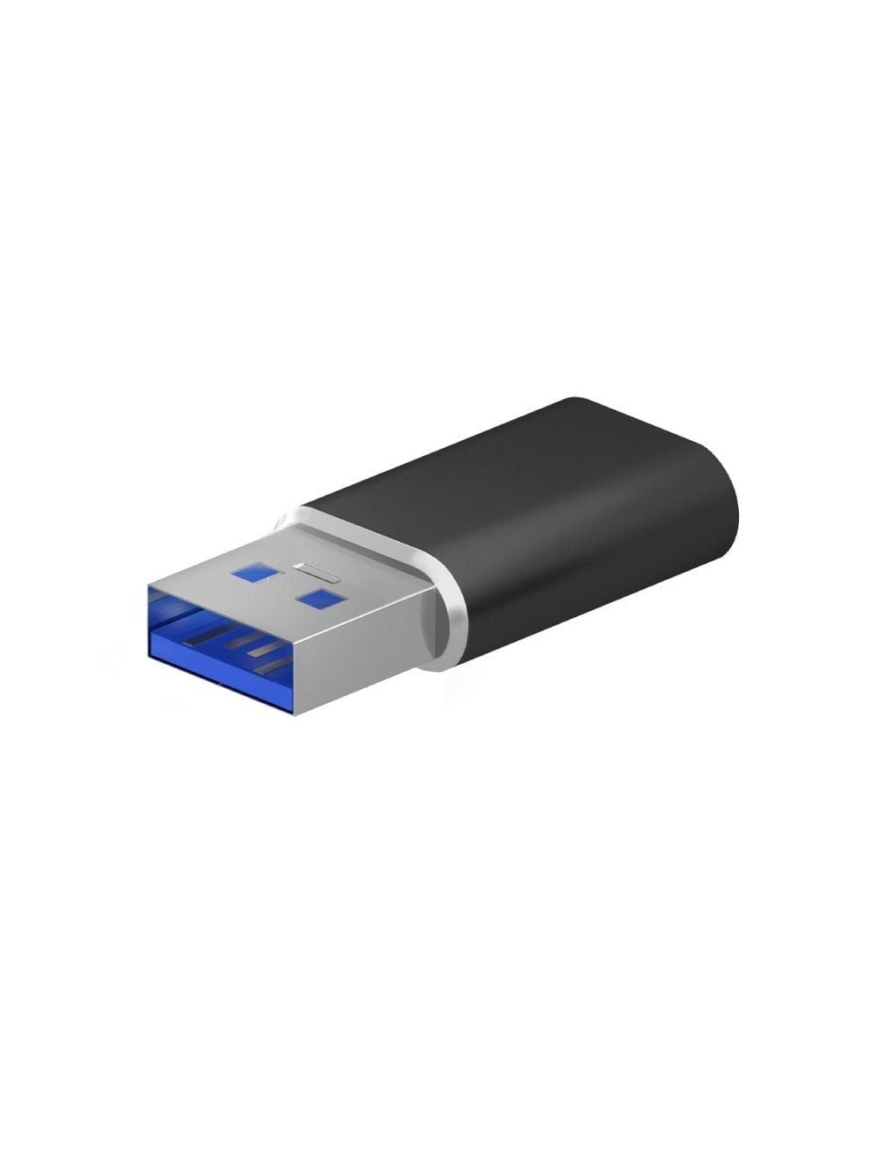 Adaptador USB 3.2 GEN2 Aisens A108-0678/ USB Tipo-C Hembra - USB Macho