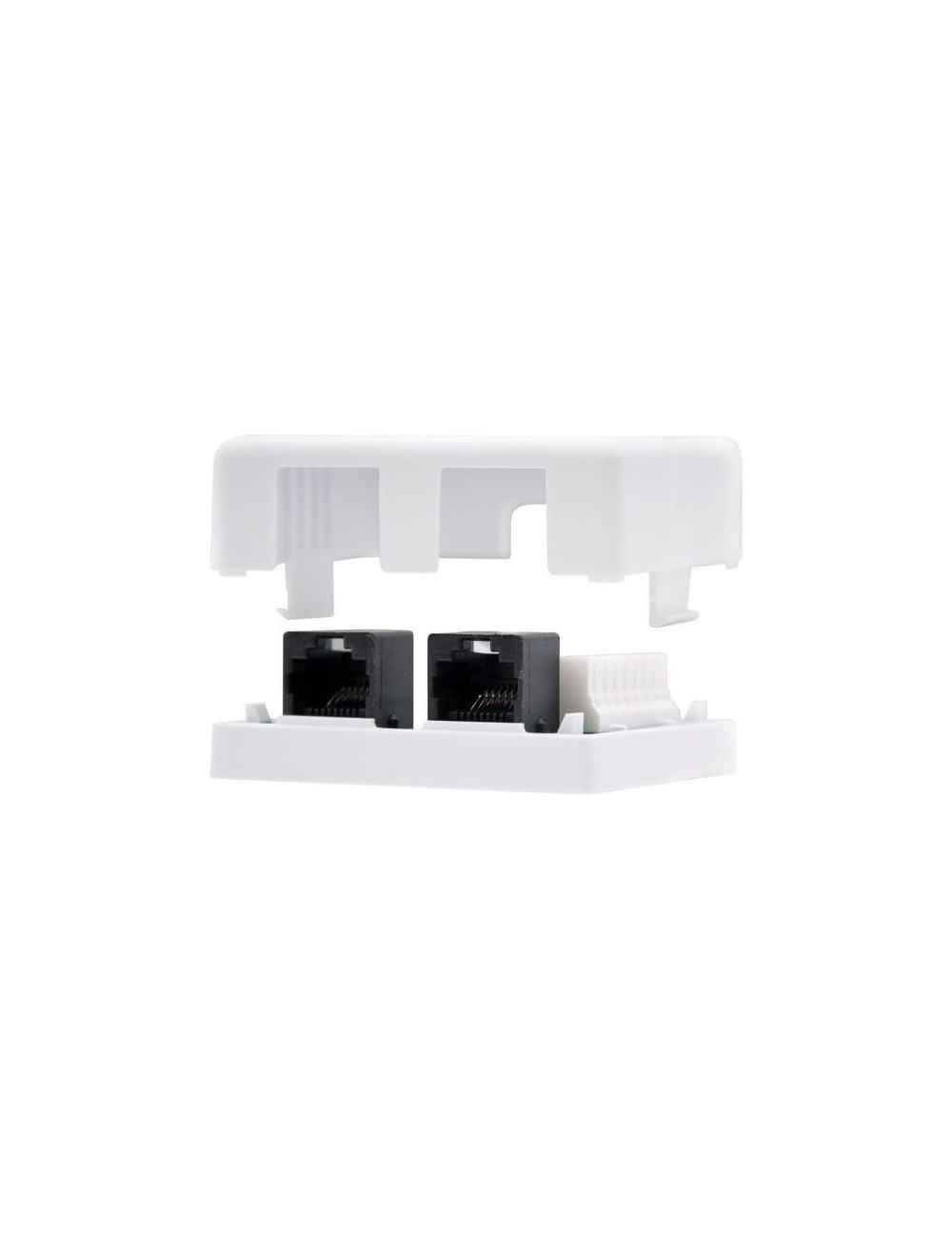 Roseta de Superficie Nanocable 10.21.1502/ Cat.6/ 2 Tomas