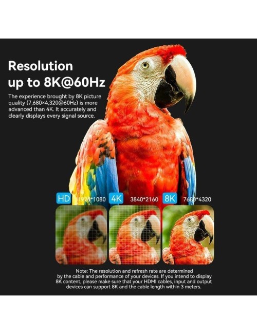 Adaptador HDMI 8K Vention AIUH0/ HDMI Hembra - HDMI Hembra